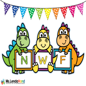 Dinosaur Nonsense Word Fluency Assessment